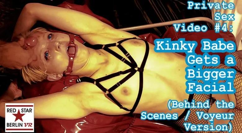 Red Star Berlin VR-Private Sex Video #4: Kinky Babe Gets a Bigger Facial (Behind the Scenes)