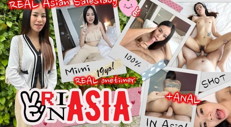VRinAsia-19yo cute Asian sales lady seduced into anal porn